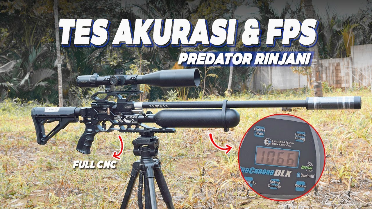 FULL CNC TERMURAH AKURASI MANTAP !! PROMO SENAPAN ANGIN PCP BOCAP PREDATOR RINJANI TERBARU 2025