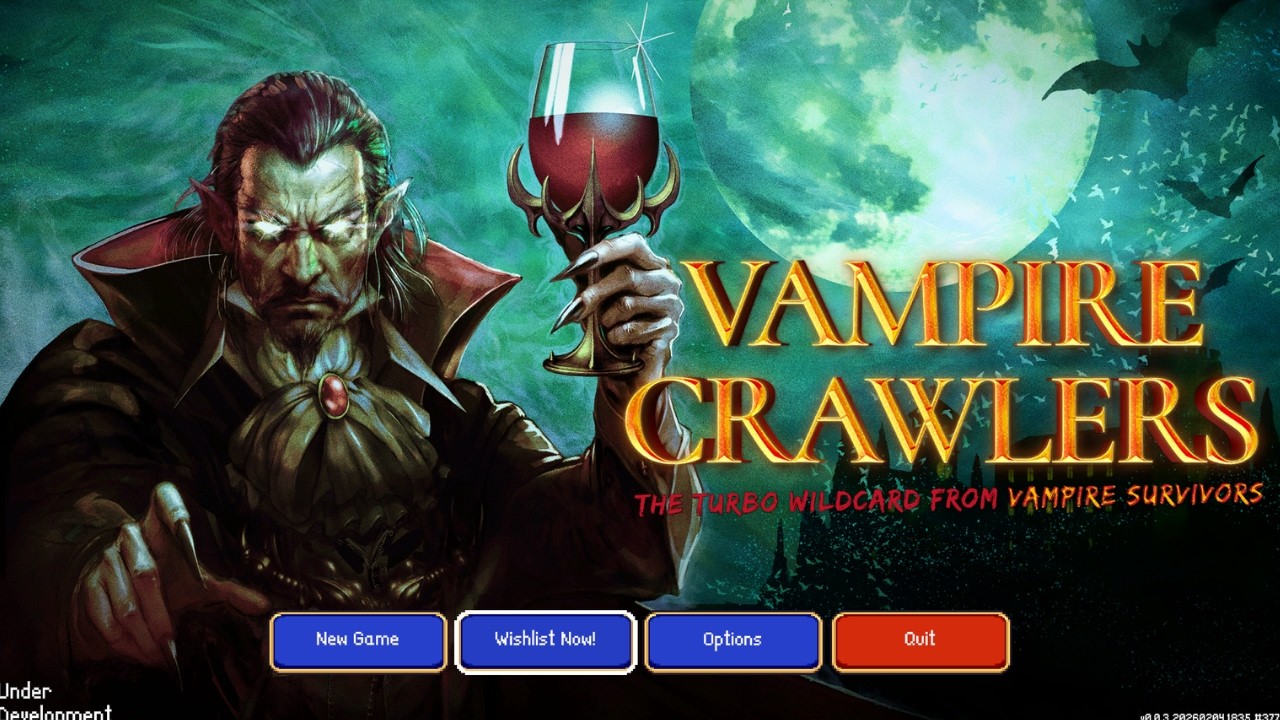 Vampire Crawlers -- Indie Roguelite -- Deck Builder + Meta