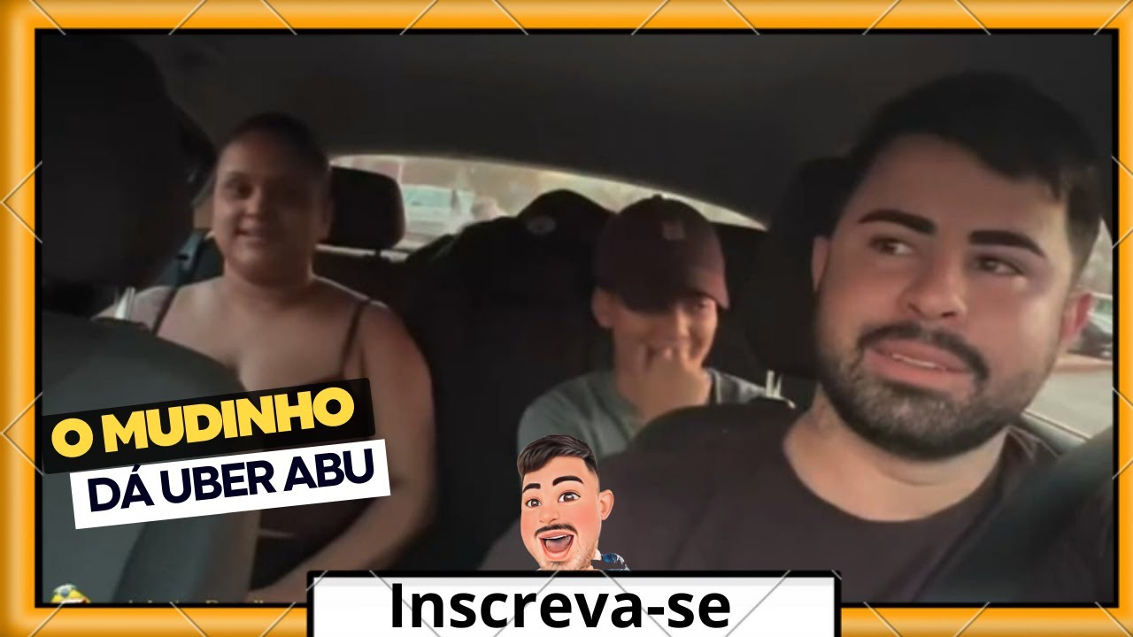 Abu faz a passageira chorar de rir #mudinho #uber #abu