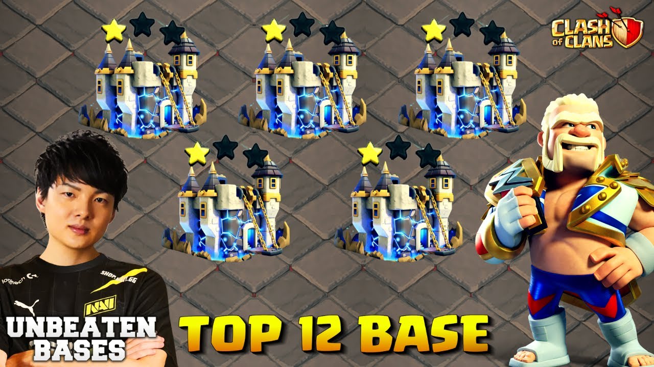 12 BEST TH18 *CENTER TH* BASE WITH LINK  | ANTI 1&2 STAR BASE | NEW TH18 WAR ,LEGEND BASE | COC .