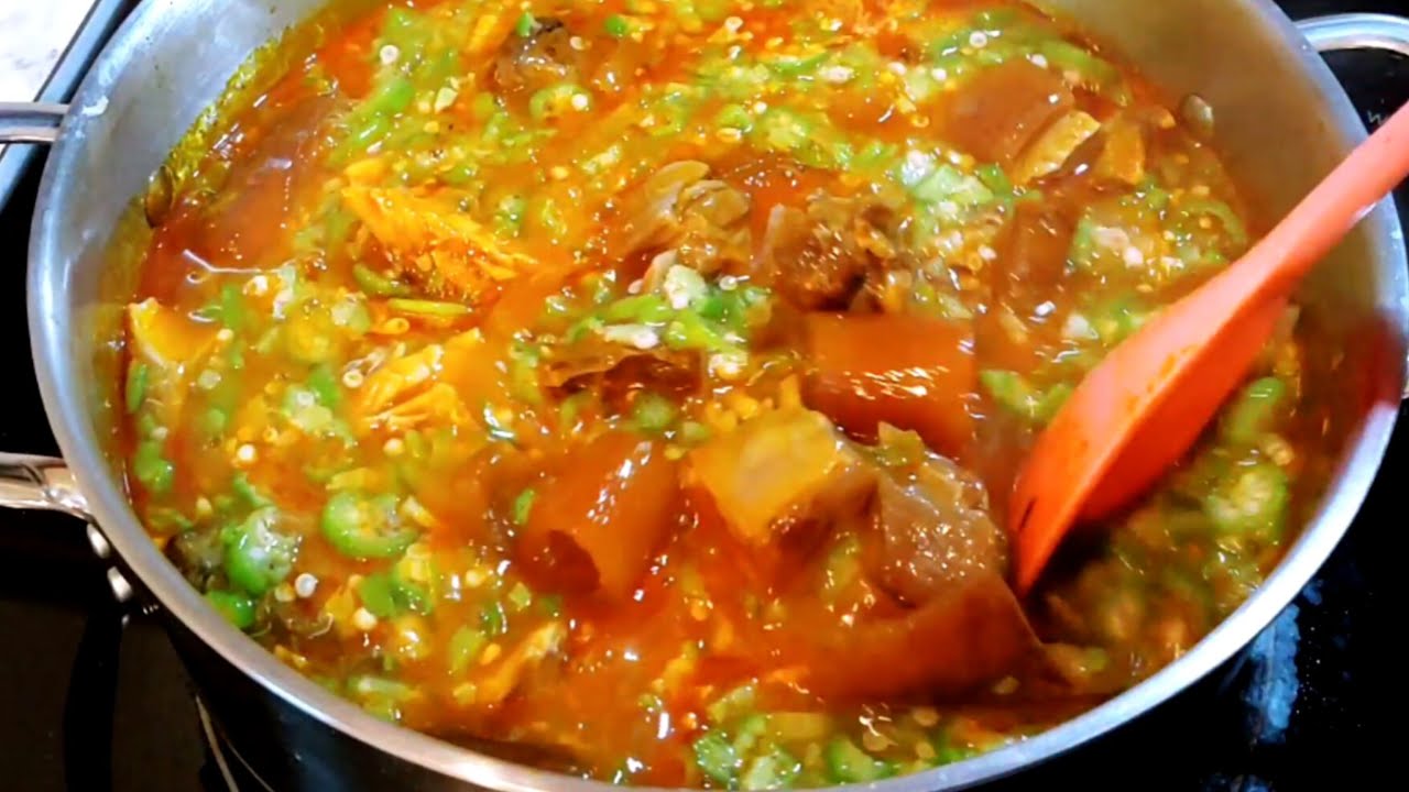 Cette Façon de Faire La Sauce Gombo lui donne un Tres Bon Gout || Sauce Gombo || Okra Soup