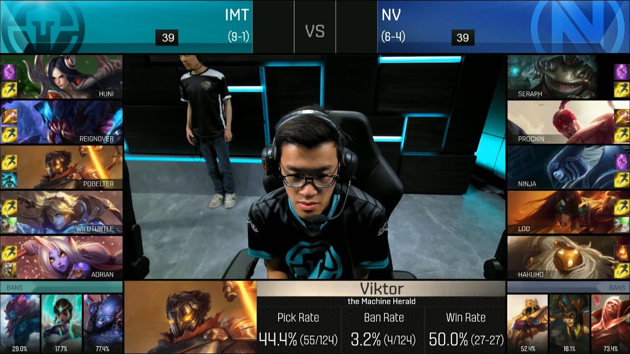 NV vs IMT Game 2 Highlights - TEAM ENVY vs IMMORTALS NA LCS Week 6 Summer 2016
