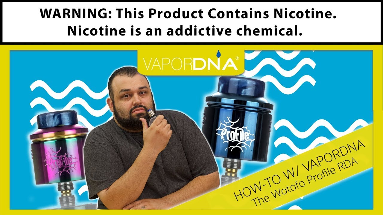 How-To With VaporDNA ~ Rebuilding The Wotofo x Mr.JustRight1 Profile RDA Rebuildable Atomizer