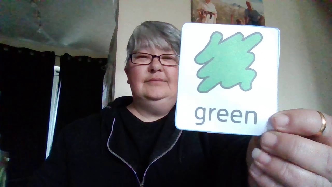 Learn the Makaton Sign: Colours - Red, Blue, Green, Pink
