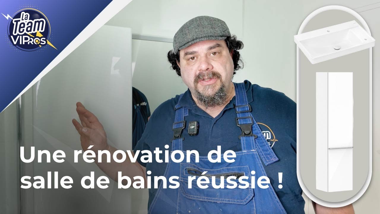 Une rénovation réussie avec les meubles de salle de bains Hansgrohe ! | feat. Manu