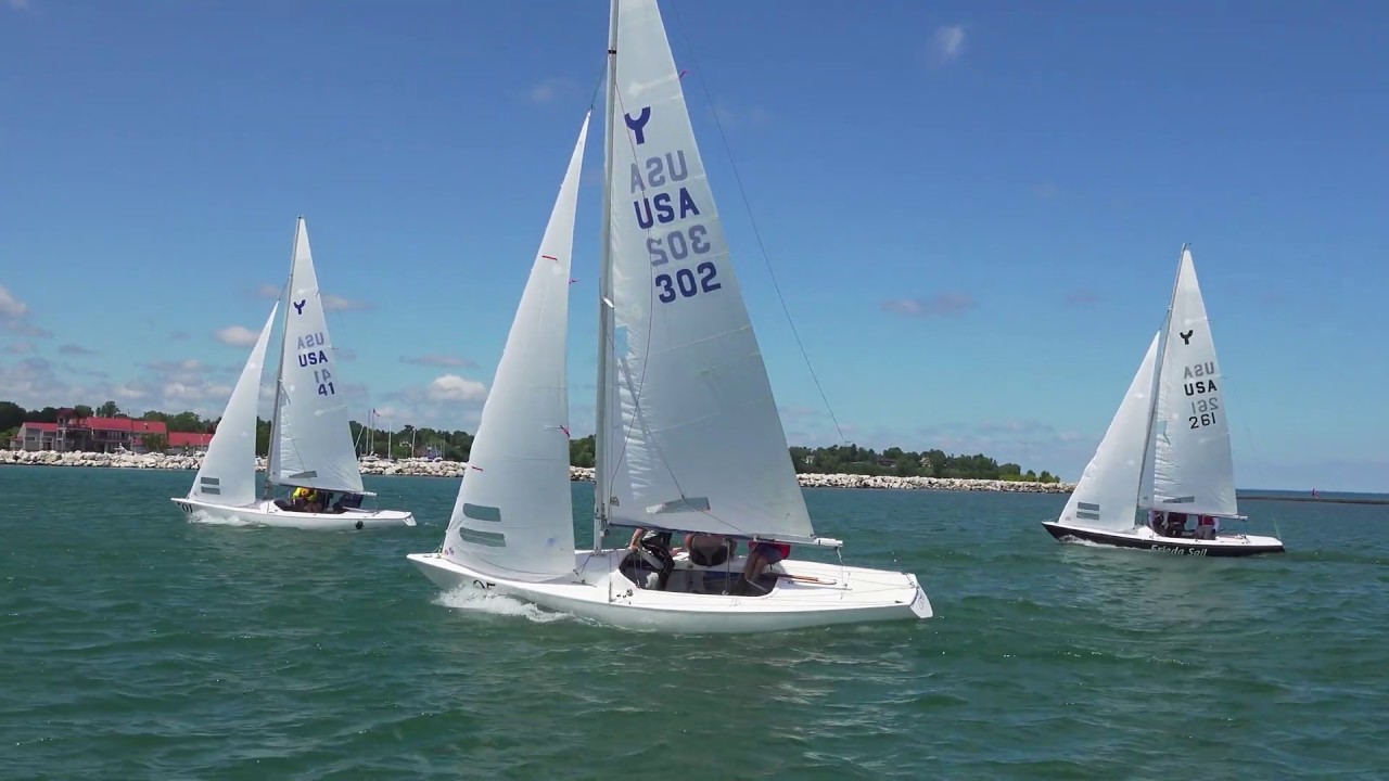 Yngling World Championship Test Footage