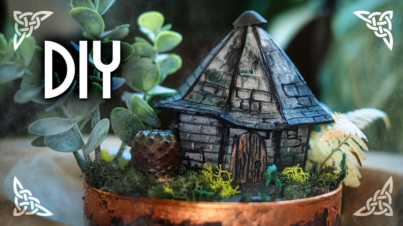 DIY Hagrids Hut Mini Diorama Tutorial