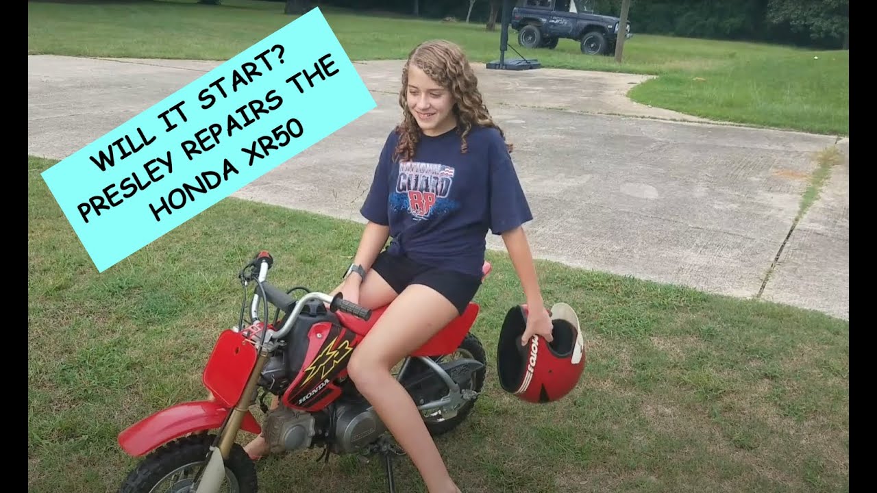 Will it start?  Presley repairs my old Honda XR50