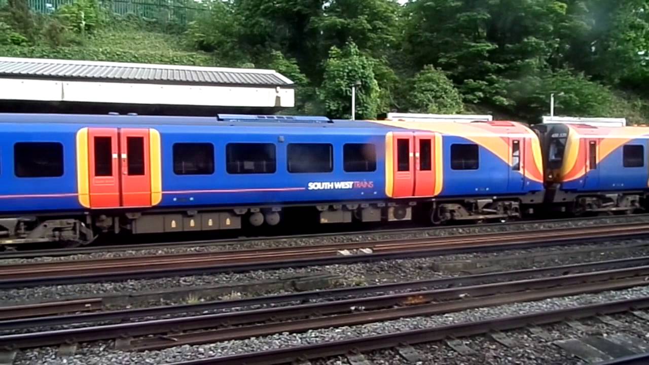 Trains at Weybridge station 21/5/16