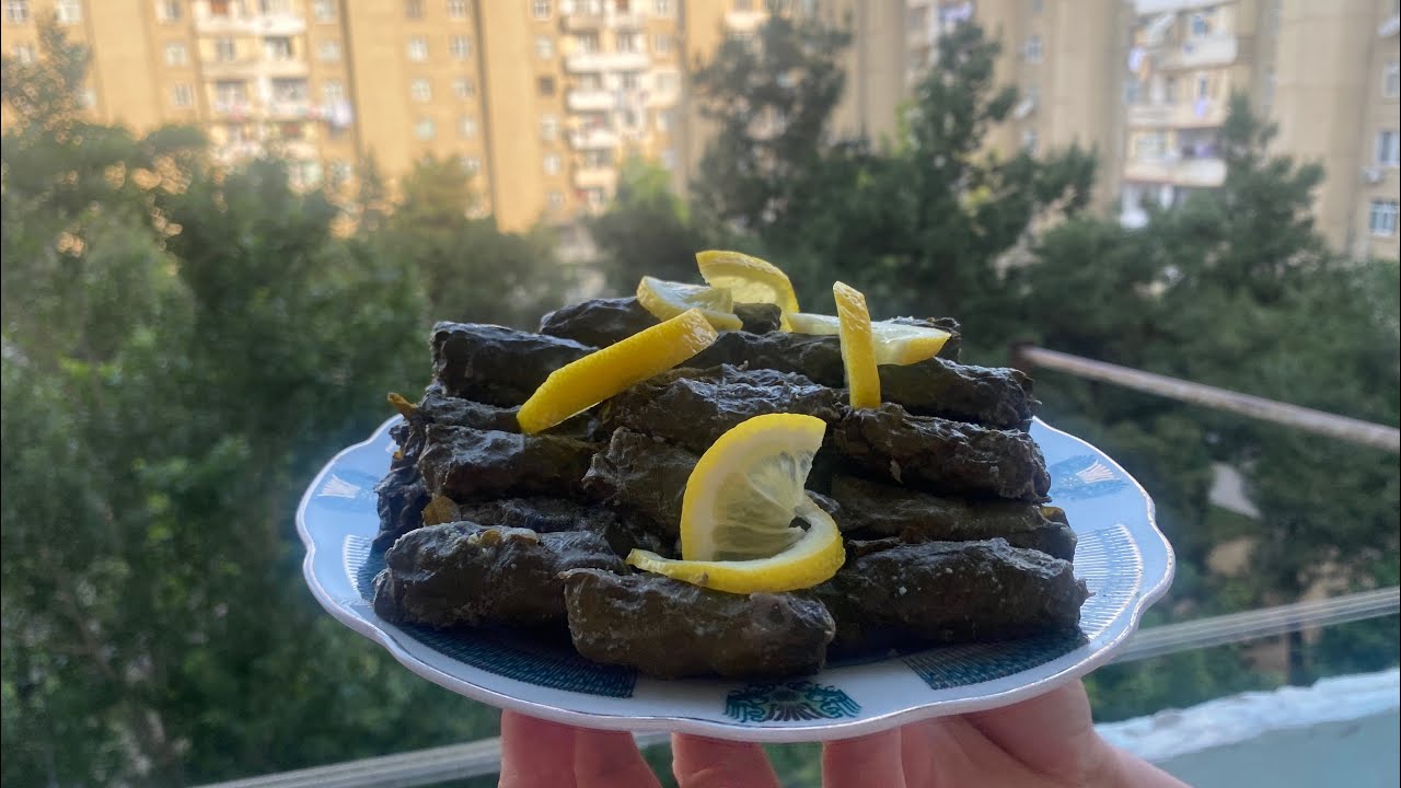 Təzə yarpaq ilə dolma. National meal Dolma. #dolma #yarpaqdolması #dadlı #delicious #yummy