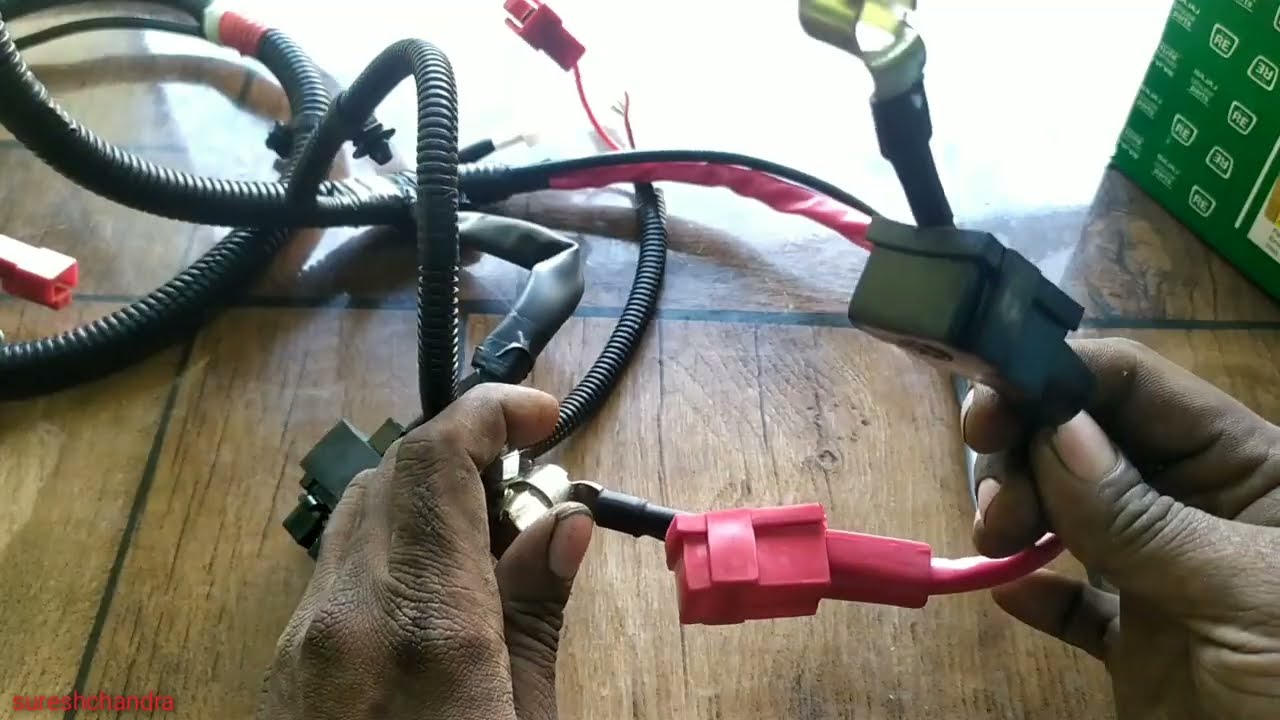 Bajaj 4 stock Battery Wiring Bajaj RE Compact