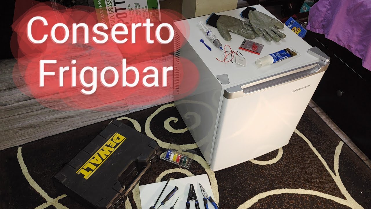 Conserto de Frigobar que não esfria - Troca de Pastilha Peltier