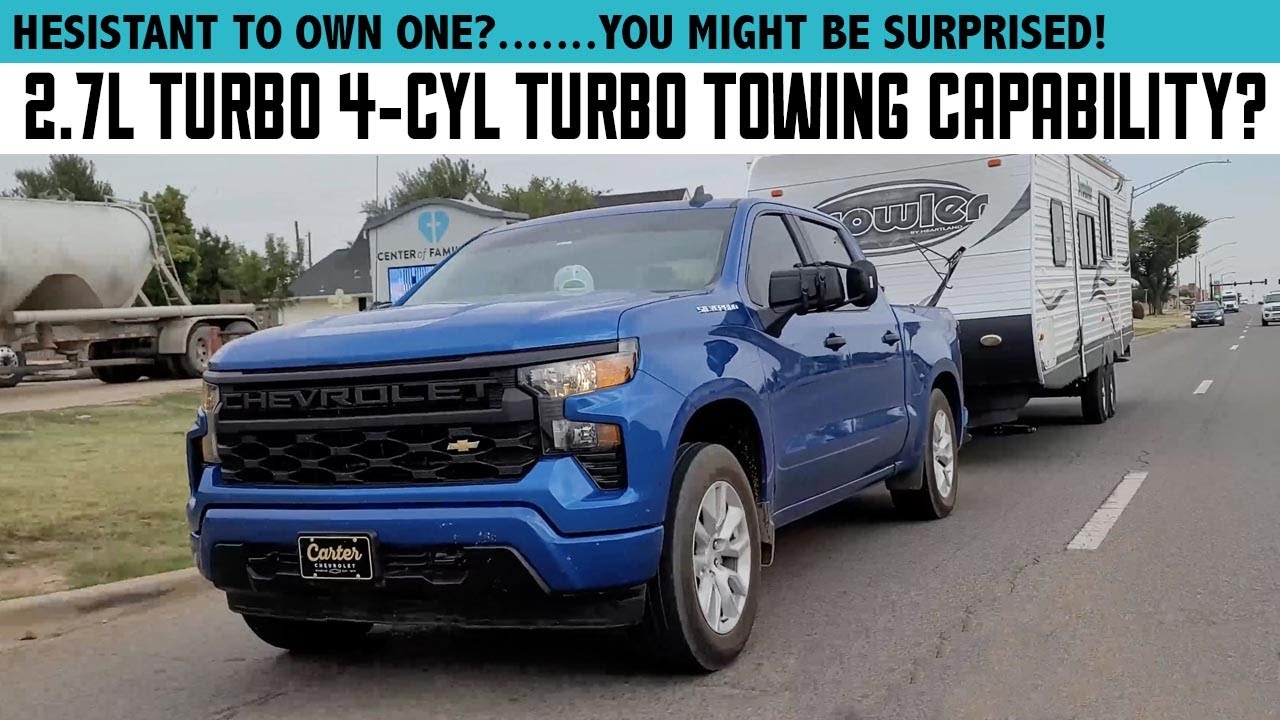 Can a 2022 Silverado 2.7L Turbo 4-cyl actually tow? - Tow Test