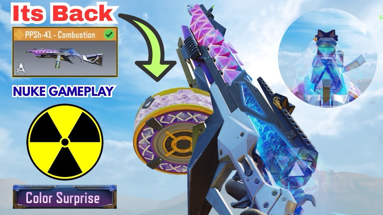 Legendary PPSH-41 - Combustion is back in Color Surprise Draw and Dropped a Nuke using it🎃🎃CODM MP