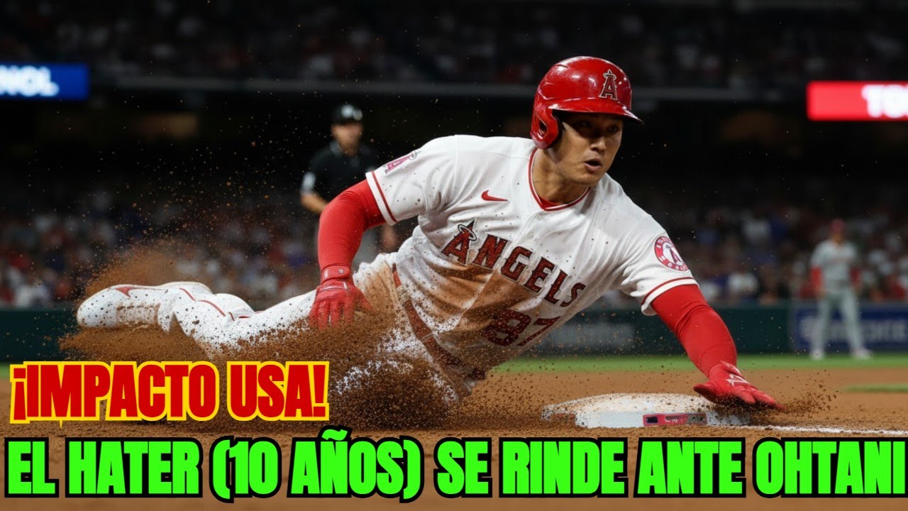 ¡Impacto USA! El HATER del béisbol (10 años) se rinde ante Ohtani.