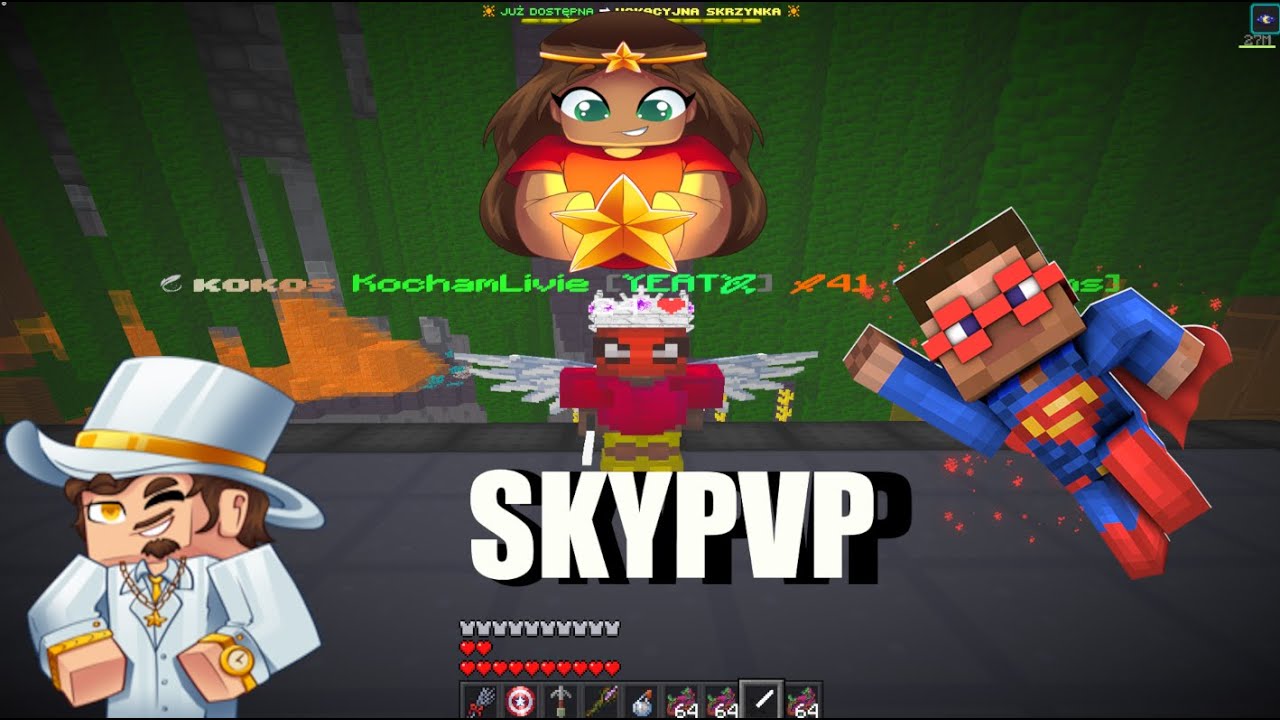 🎉| Minestar.pl | SKYPVP | Powr&oacute;t Bossa! | 🎥