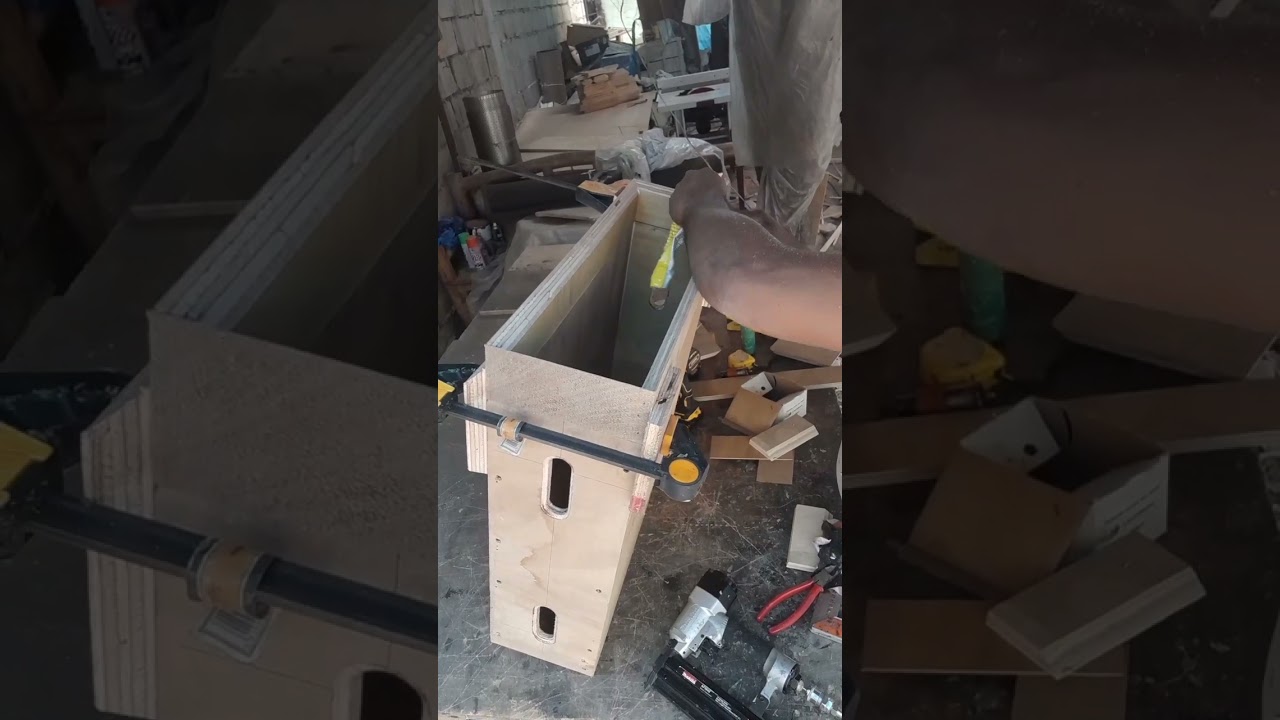 tourcase  diy  gawa sa 3/4 plywood single  tourcase for  power  amplifier