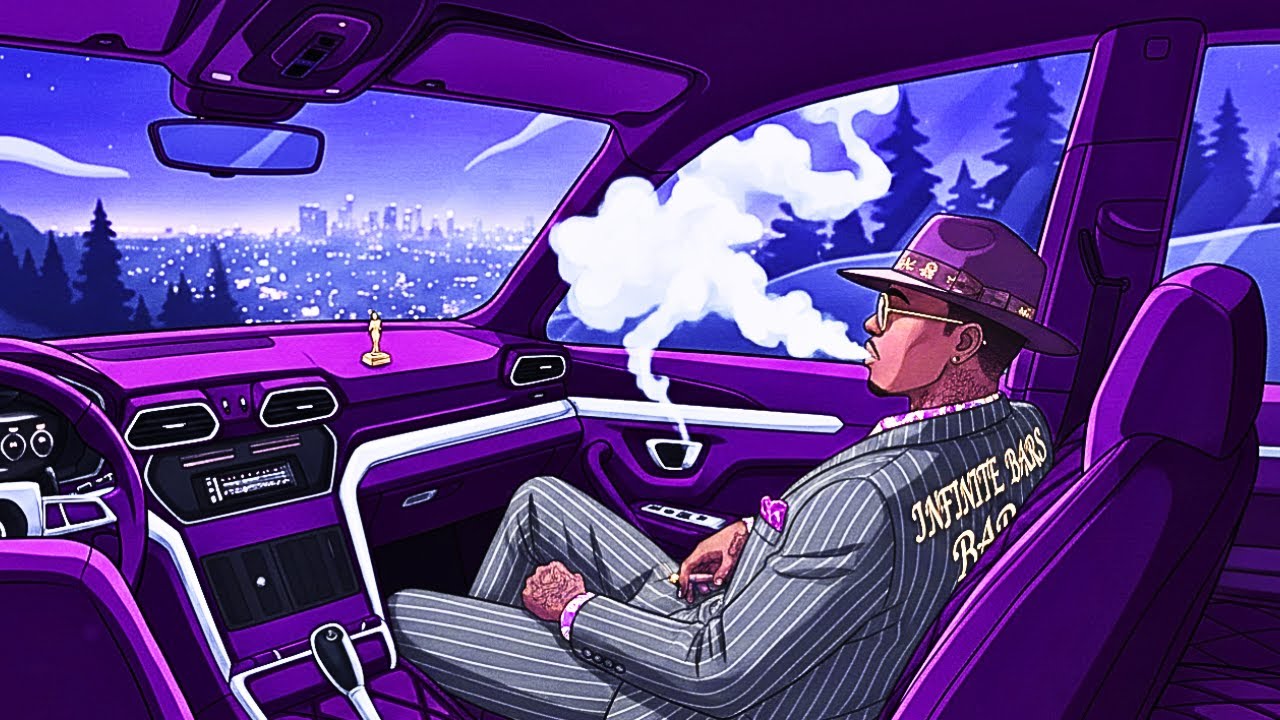 Smooth Purple Night Chill Rap • 420 Vibe Music • Bluesy Hip-Hop