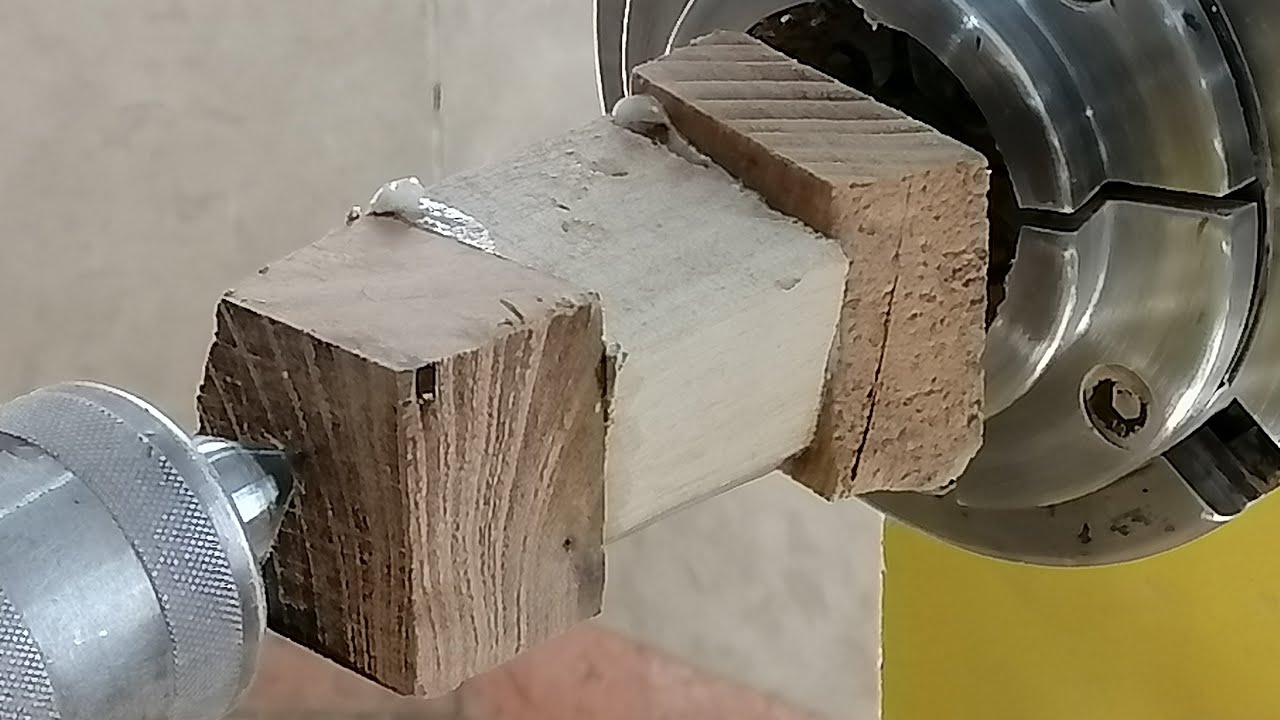 From raw wood to art [small wooden whistle]
