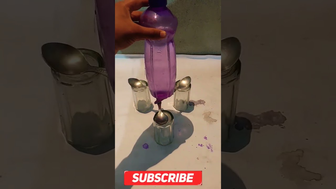 Balancing a Glass on Spoon 😱 Experiment #youtubshort #trandingshort