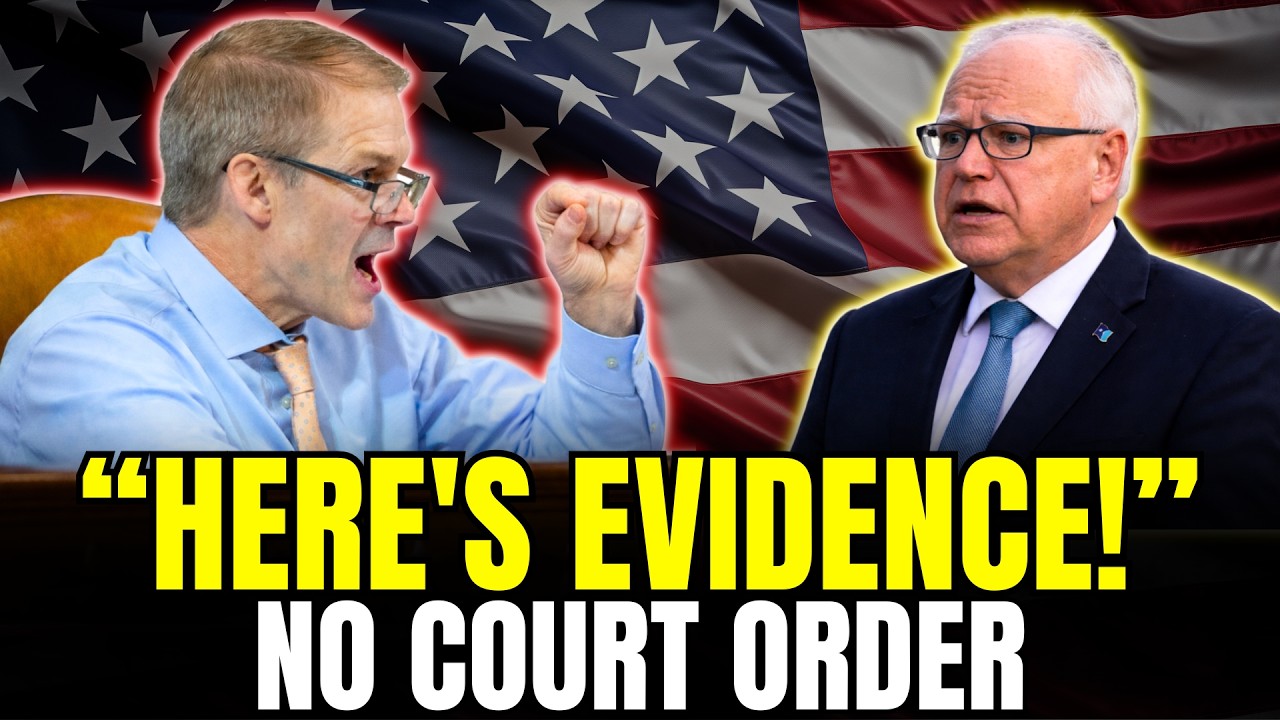 Jim Jordan BRINGS THE RECEIPTS—ACCUSES Tim Walz Of LYING About FRAUD TO HIS FACE