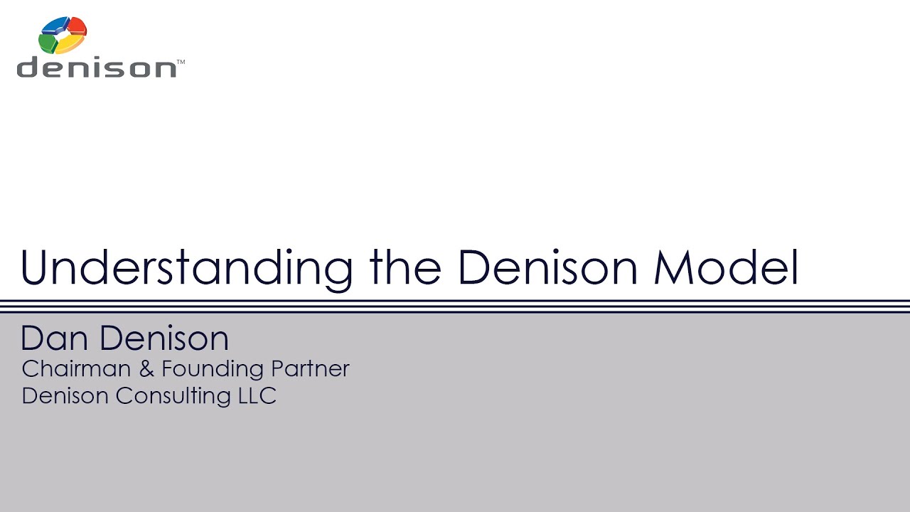 Understanding the Denison Model