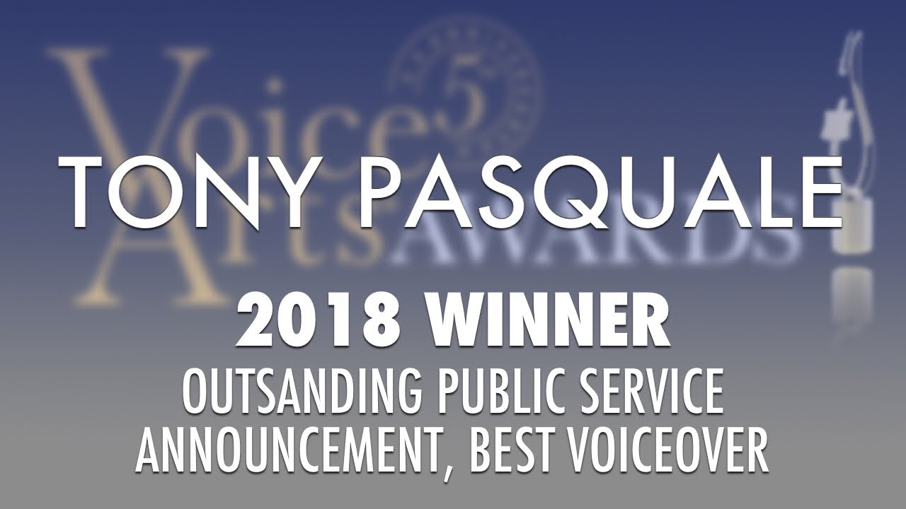 2018 Voice Arts Awards Winner for Outstanding Public Service Announcement, Best Voiceover