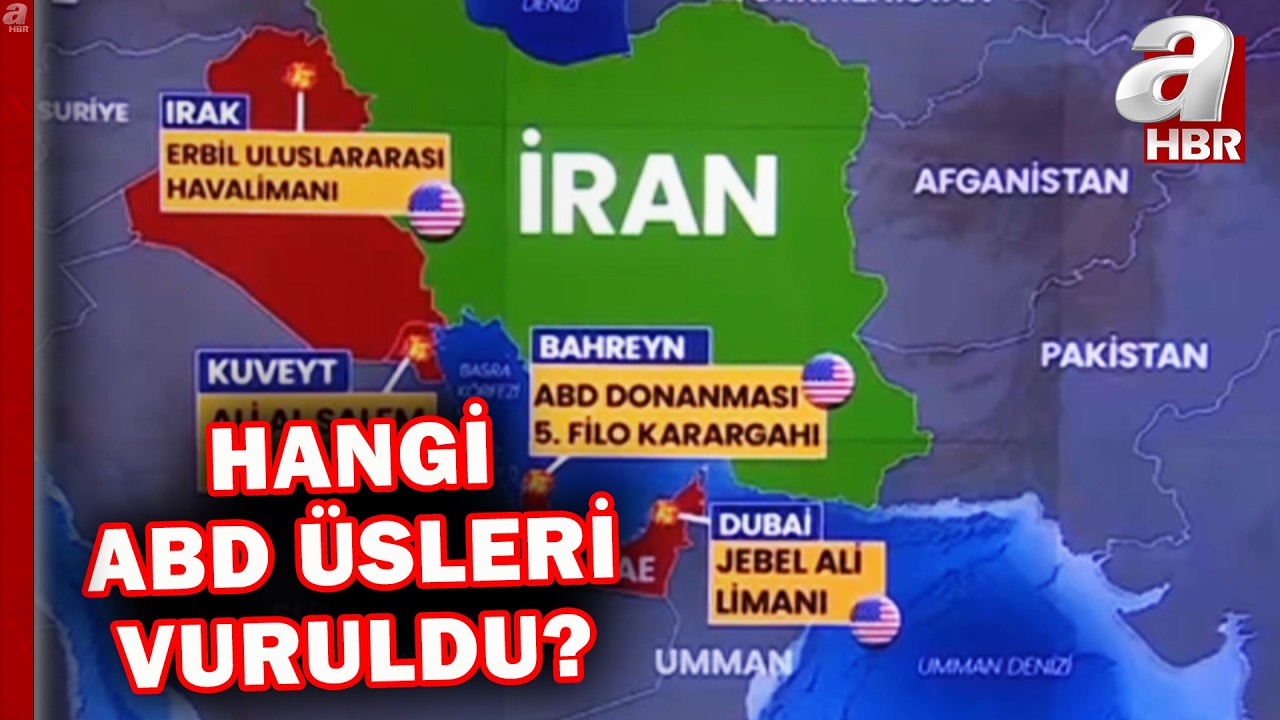 İran hangi ABD üslerini vurdu? | A Haber