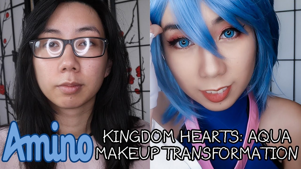 AMINO: Kingdom Hearts - Aqua Makeup Transformation