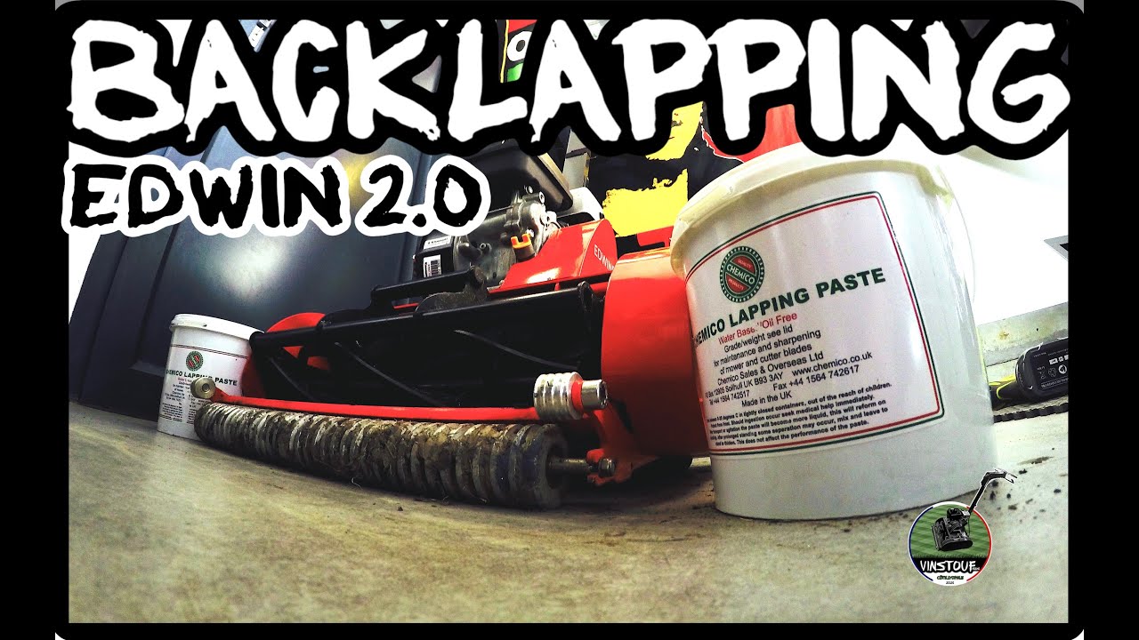 Affûter lames de tondeuse gazon hélicoïdale - backlapping