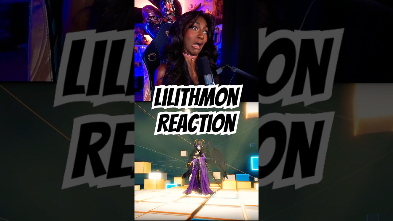 My reaction to Lilithmon in Digimon Story: Time Stranger #digimon #gaming
