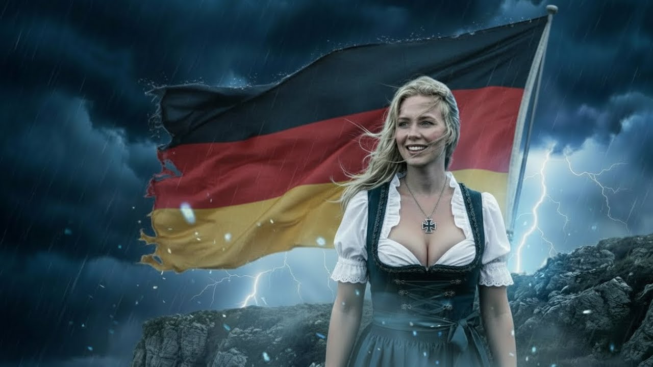 Schwarze Flamme im Sturm der Geschichte | Epische Deutsche Hymne mit Dramatischer Kraft.