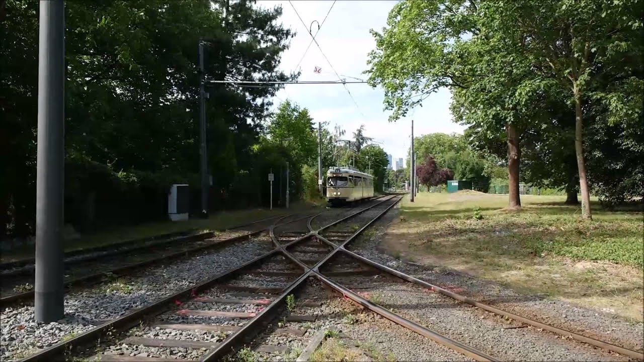N Wagen 112 als Fahrschule am 13 06 2015 I Stra&szlig;enbahn Frankfurt #09