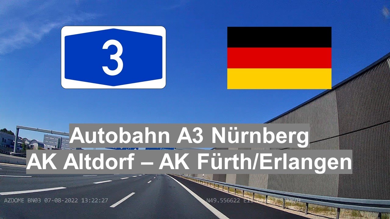 Germany A3 Nürnberg: AK Altdorf - AK Fürth/Erlangen