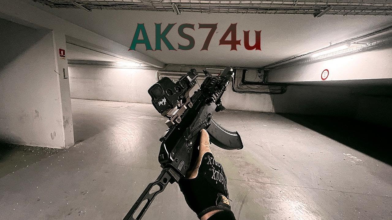 Aggressive Airsoft AKS74U Gameplay at New agency Field