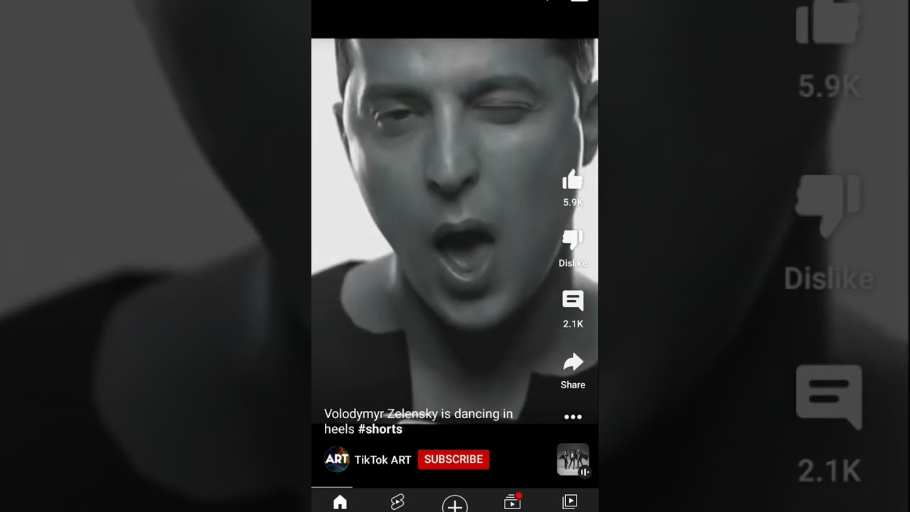 Volodymyr Zelensky before he commands a war as a president