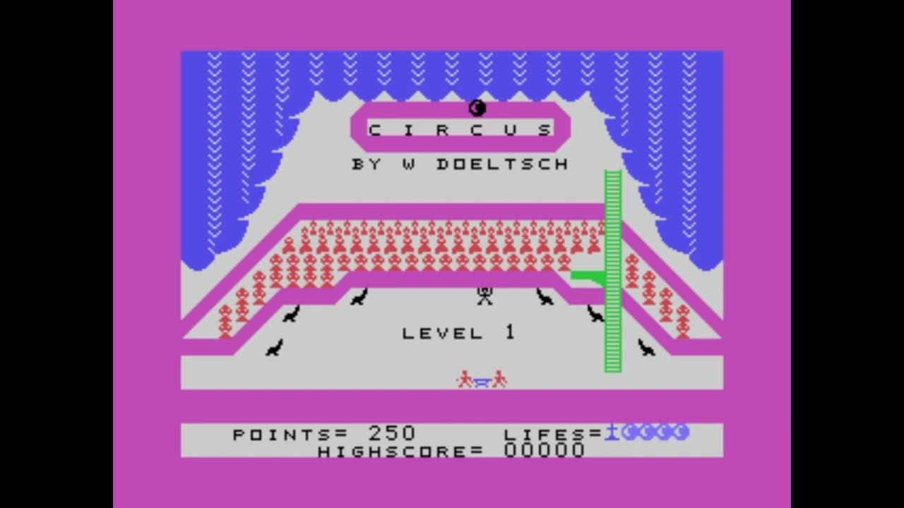Circus for the TI-99/4A
