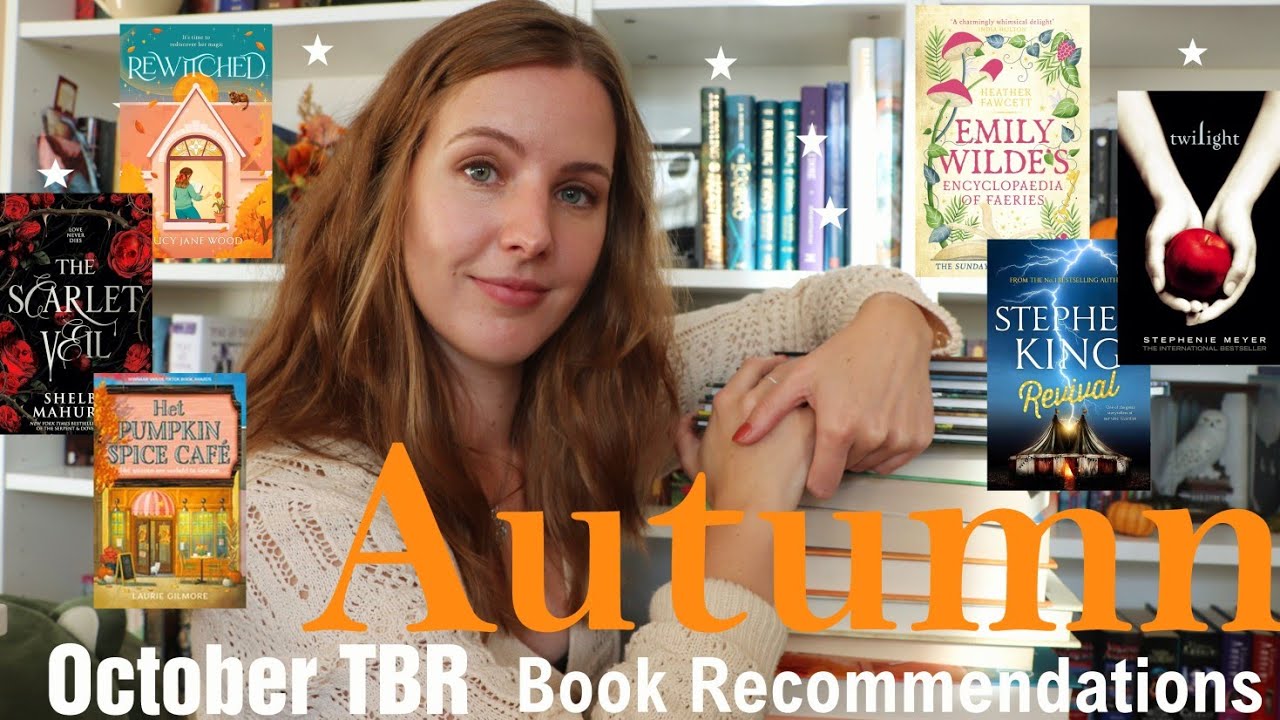 Autumn book recommendations and my October TBR. Full of Witchy, Scary, Cozy, Vampires and Fall vibes