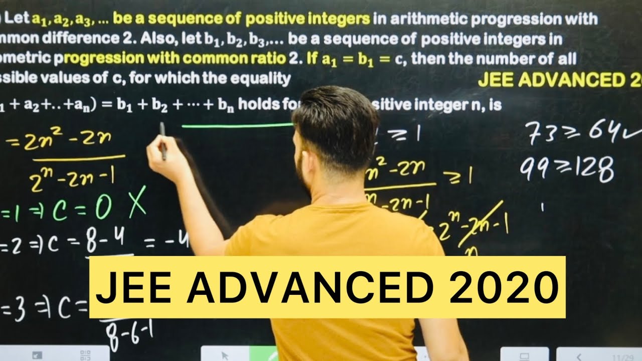 #PYQ JEE Advanced 2020 #shivangmathsacademy #sequenceandseriesclass11