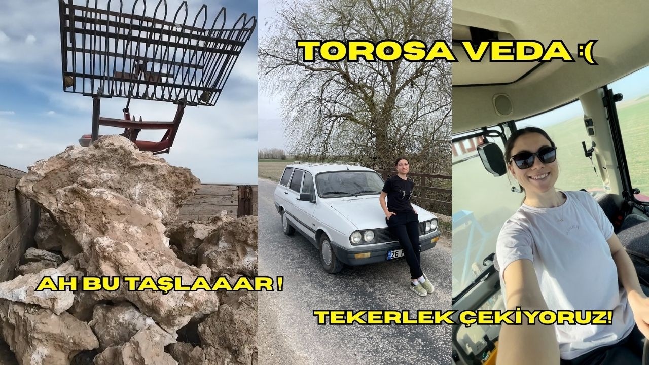KAZAYAĞININ BİZE SÜRPRİZİ DEVASA TAŞLAR! TOROSA VEDA! MISIR SONRASI BUĞDAYA TEKERLEK!
