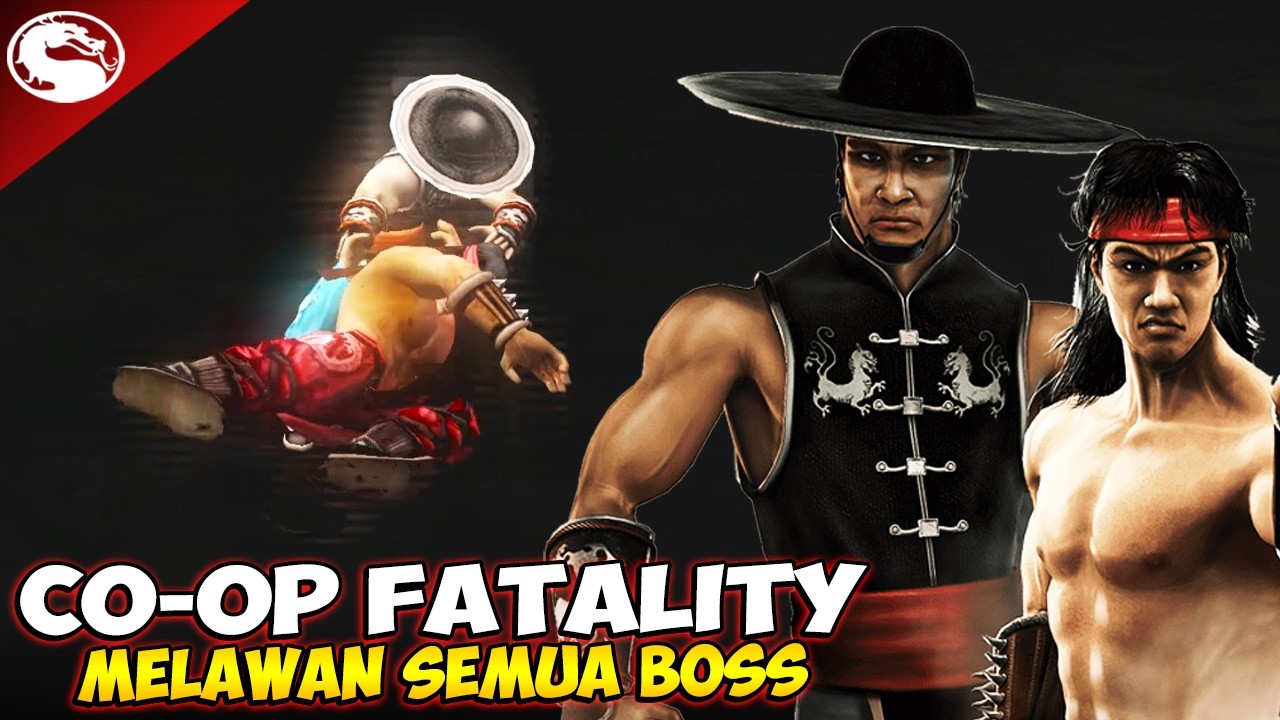 JURUS CO-OP FATALITY MELAWAN SEMUA BOSS - Mortal Kombat Shaolin Monks