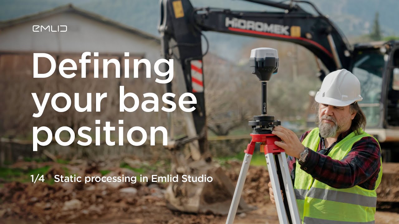 Post-processing with Emlid Studio. Defining your base position