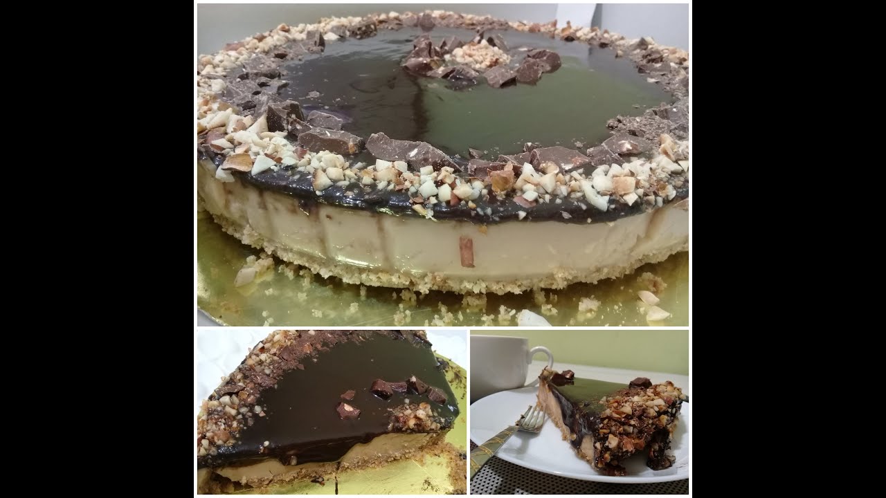 تشيز كيك بارد بدون فرن بدون كريمة بدون جيلاتين والمداق غاية فالروعة بطريقة جدا بسيطة cheese cake