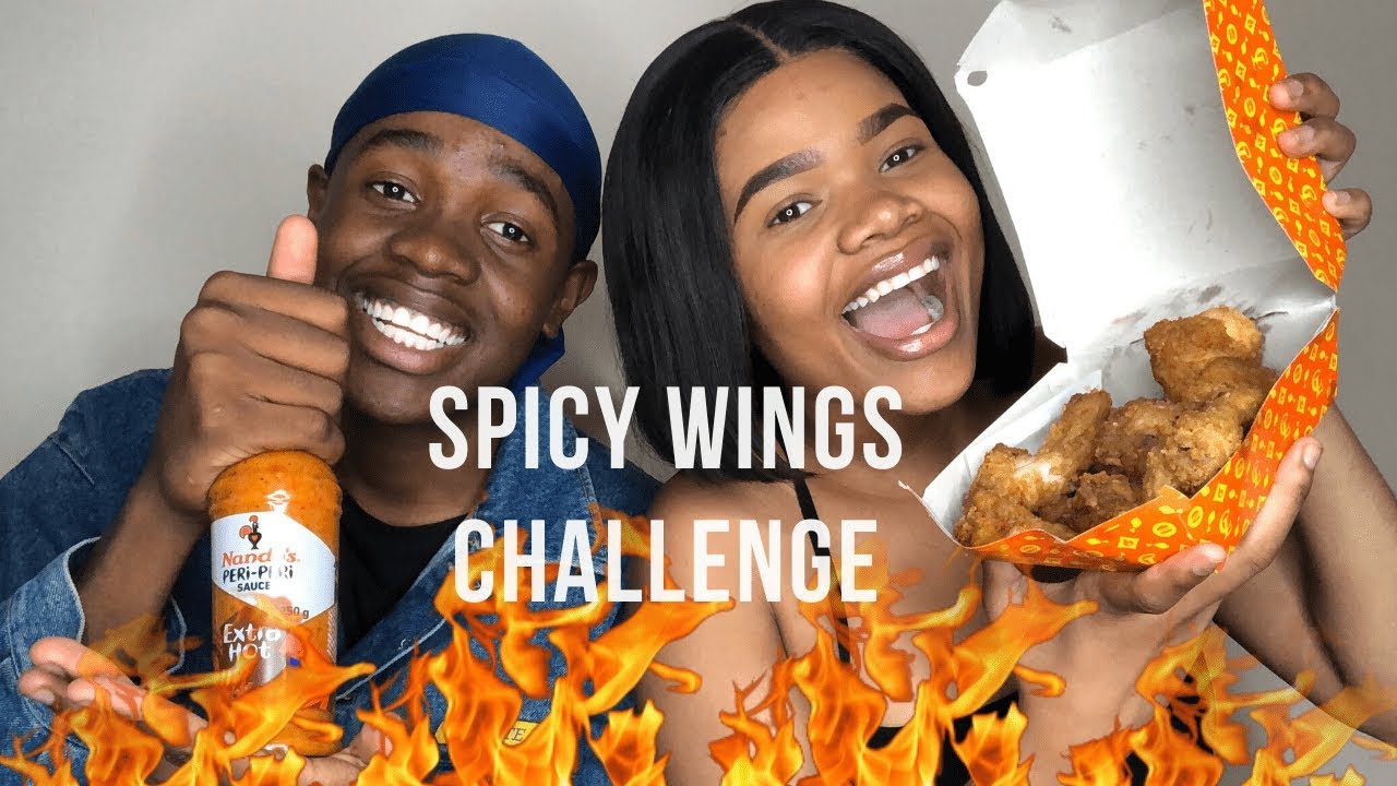 Spicy Wings Challenge 🌶🥵 || Chicken Licken Wings || South African Youtuber