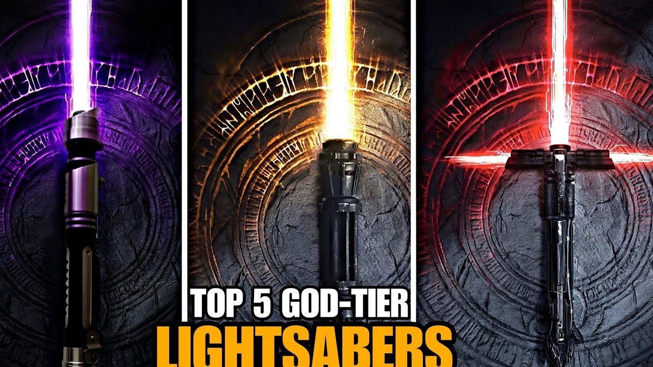 TOP 5  Star Wars GOD-TIER  Lightsabers..