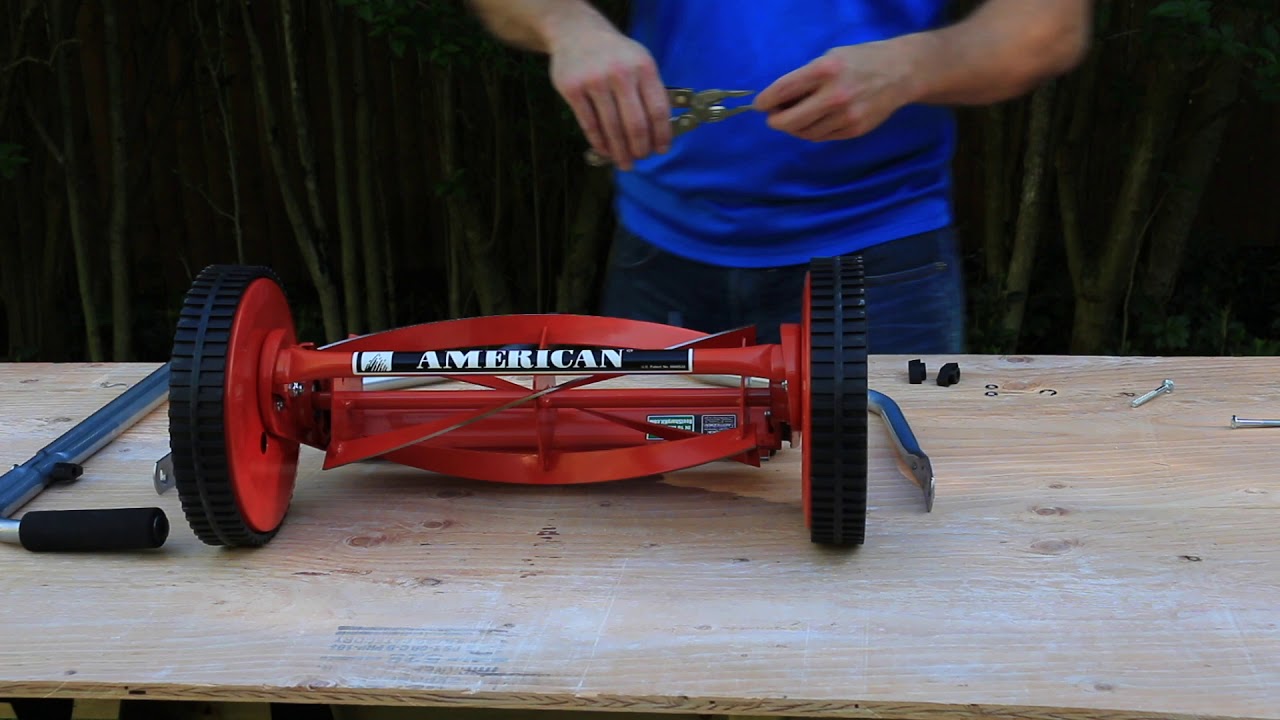 Unboxing, Assembly and Demo the American Lawn Mower Co. 14-inch Push Reel Lawn Mower