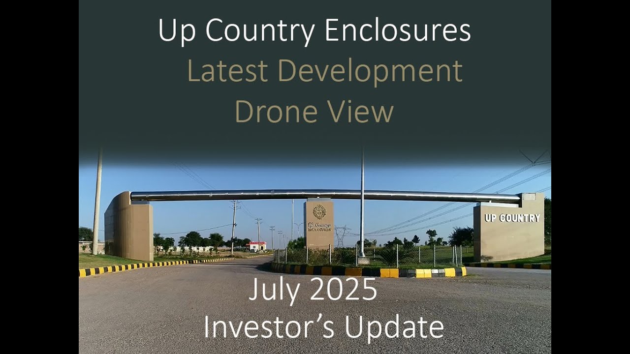 Up Country Enclosures | Latest drone Video | Development