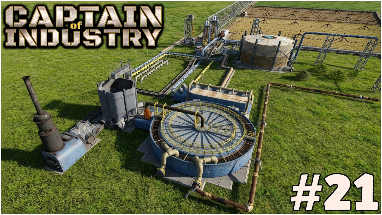 #21 DEPURIAMO L'ACQUA E DIMEZZIAMO L'INQUINAMENTO DELL' ARIA - CAPTAIN OF INDUSTRY - GAMEPLAY ITA