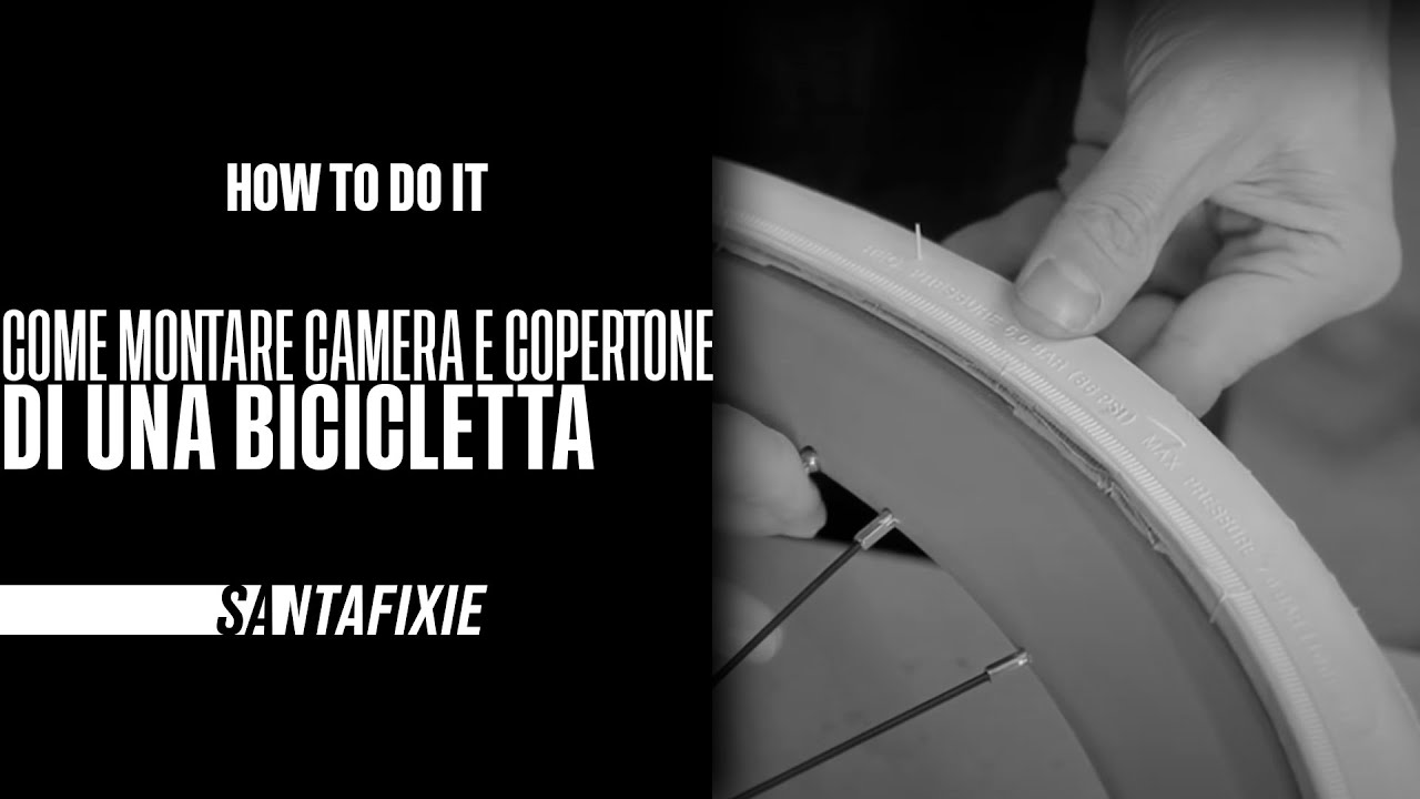 How to do it - Come montare camera e copertone di una bicicletta