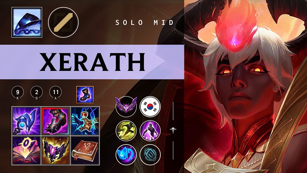 Xerath Mid vs Zoe - KR Master Patch 26.01